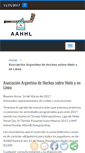 Mobile Screenshot of aahhl.com.ar